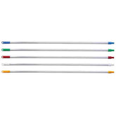 Mop Sticks - Contractor Aluminium Handle With Colour 22mm Threaded Adaptor - EA - Eve Zone